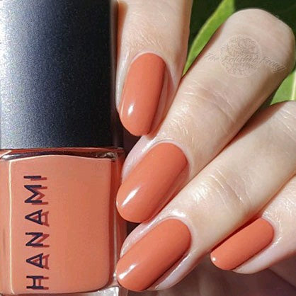 Hanami Flame Trees - Soft rust orange non-toxic nail polish at Linens & Treasures