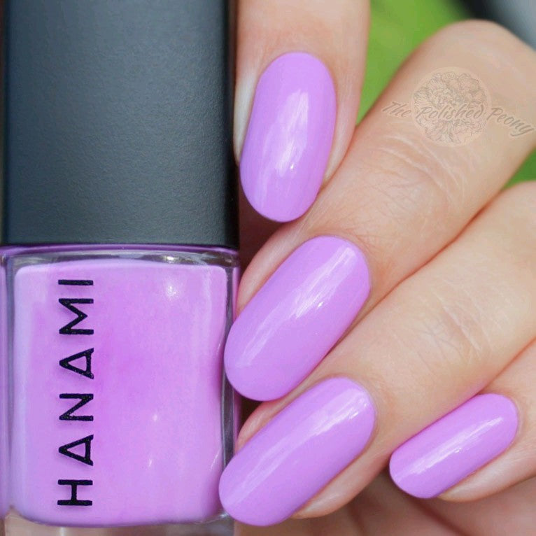 Hyssop of Love - A bright creamy pastel purple lavender non-toxic nail polish at Linens & Treasures