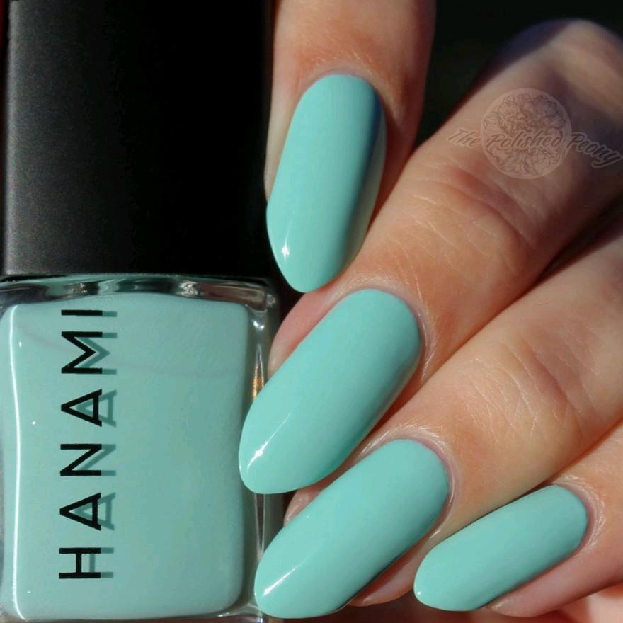 The Bay - mint with blue hue non-toxic nail polish at Linens & Treasures