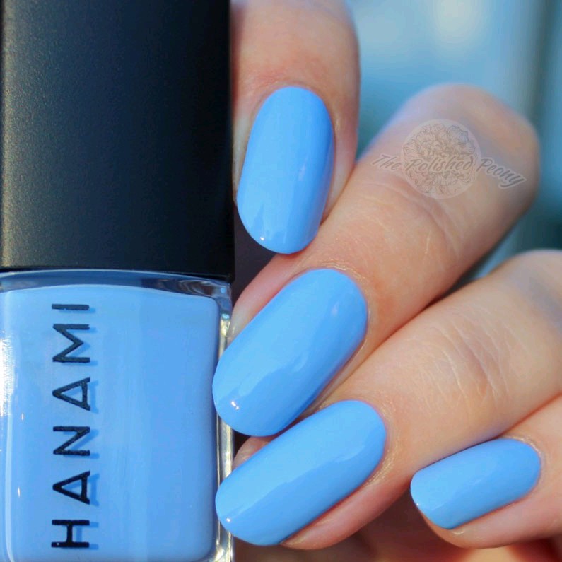 Tides - azure blue non-toxic nail polish at Linens & Treasures