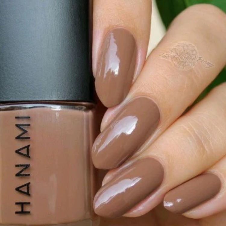 Hanami Pony - teddy brown non-toxic nail polish at Linens & Treasures