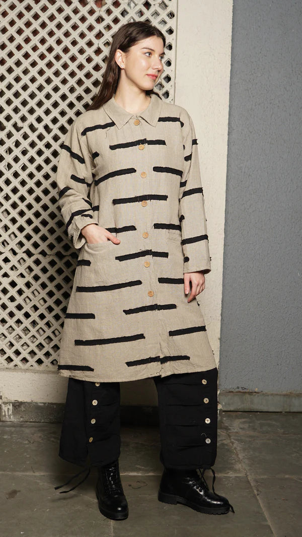 Imagine Fashion - Cairo Cotton/Linen Blend Jacket