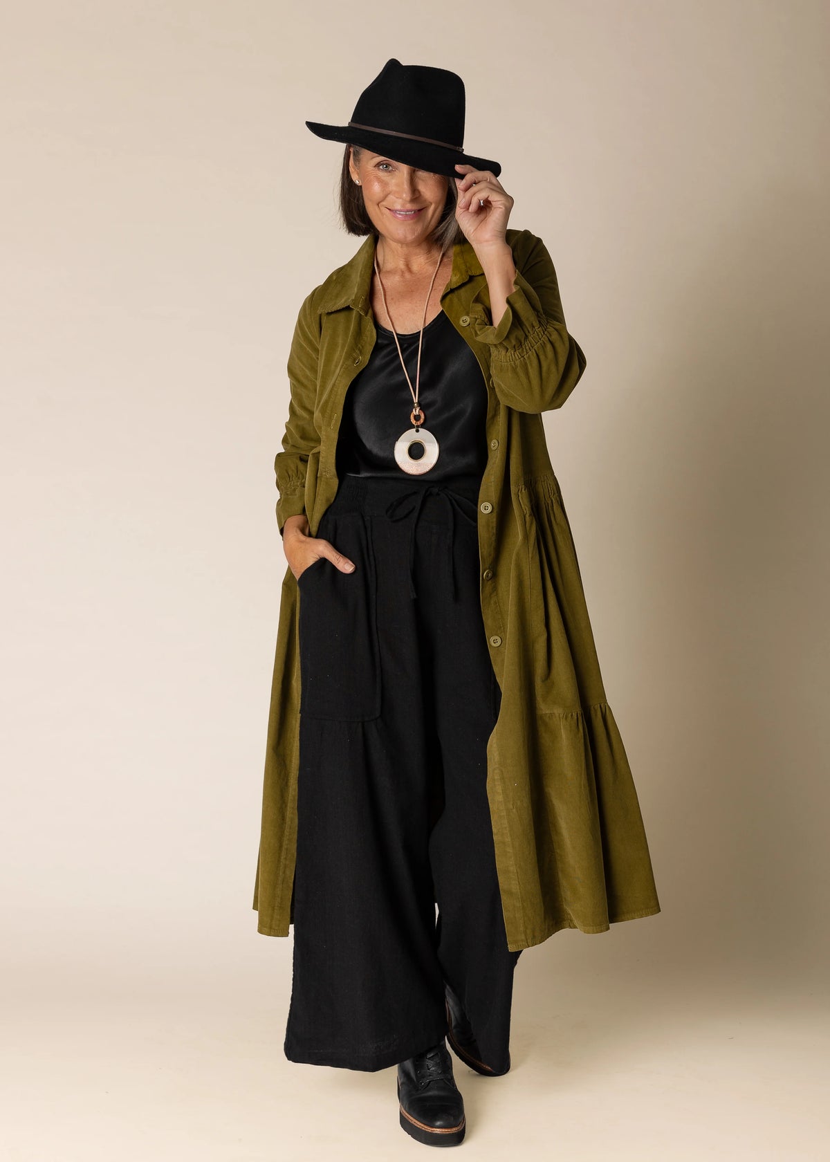 Imagine Fashion - Erin Cotton Cord Dress/Jacket