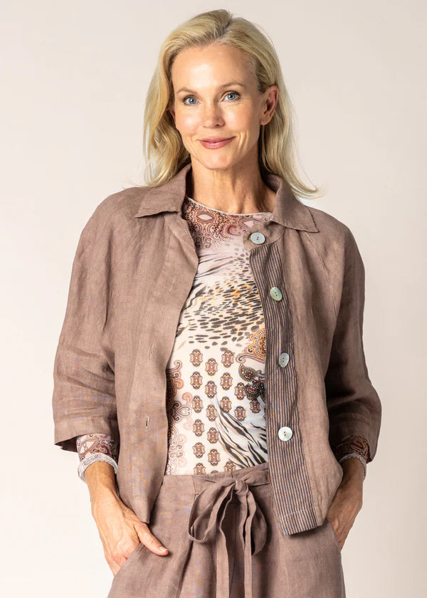 Imagine Fashion - Karey Linen Jacket