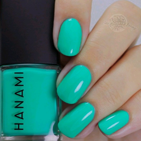 Junie - cool, deep green non-toxic nail polish