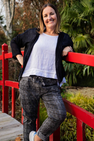 Linen Prato Top