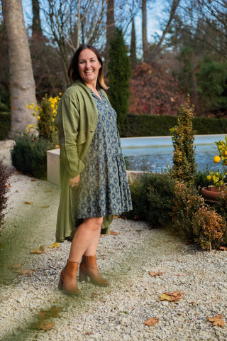 Linen Duster Coat Single Button