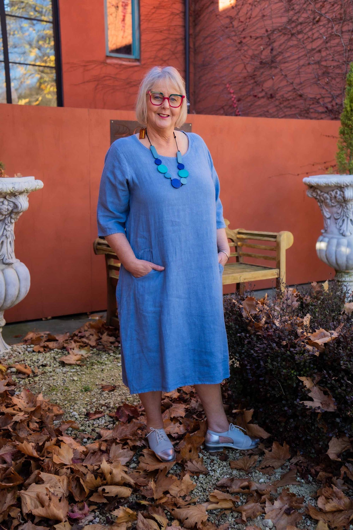 Linen Combing Linen Dress Naples – Linens and Treasures