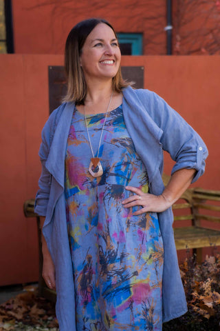 Linen Dress Render Print
