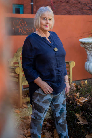 Linen Plaquette Top