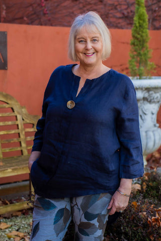 Linen Plaquette Top