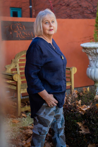Linen Plaquette Top