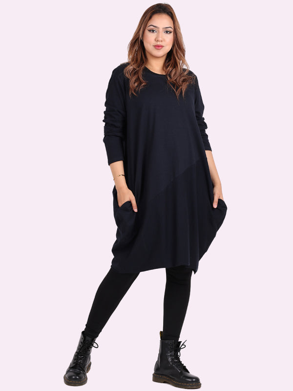 Cotton Cocoon Tunic Dress