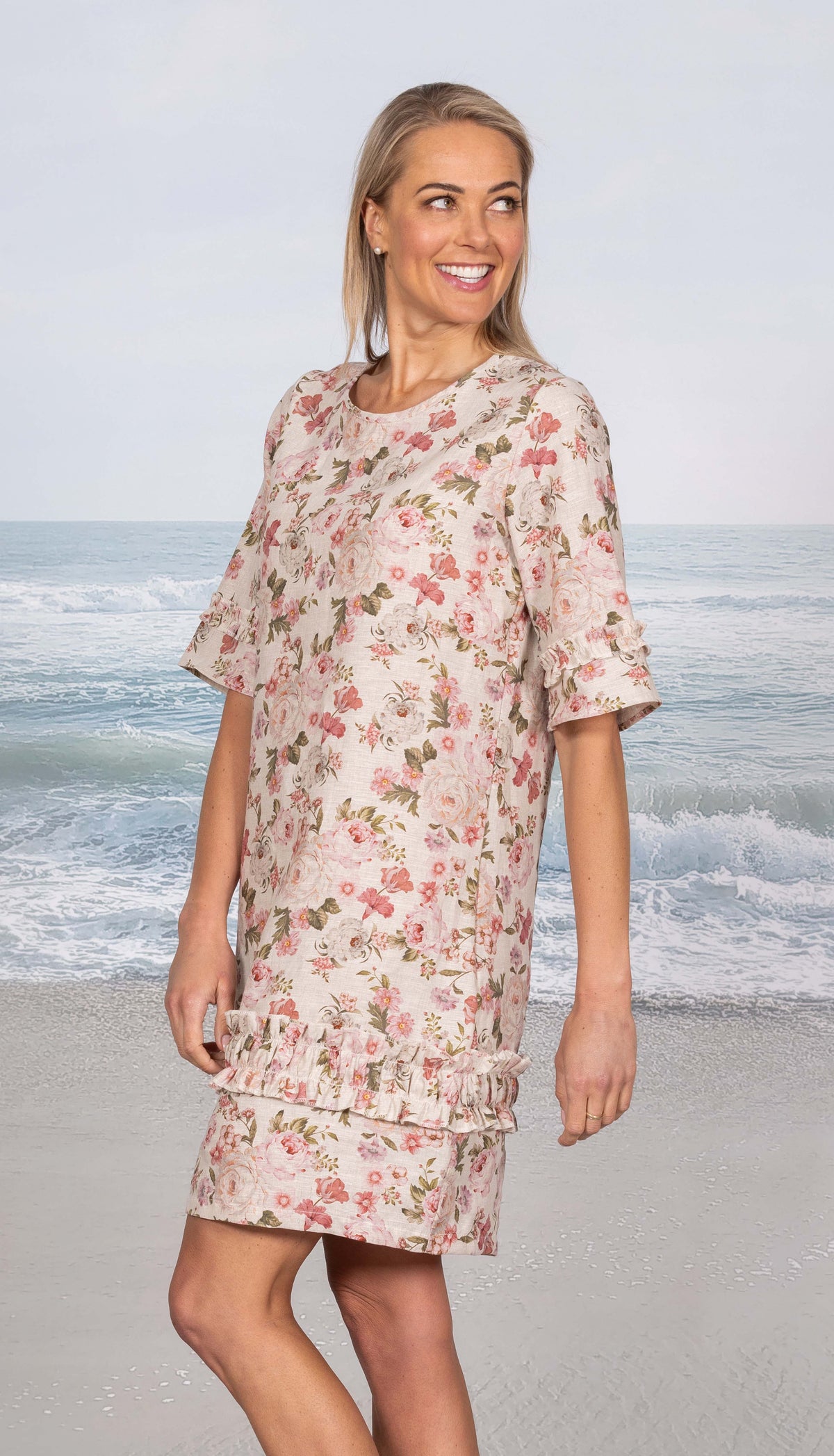 linen maxi dress nz Shop Ziba Linen Maxi Dress