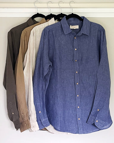 "The Label" Men's Linen Shirts