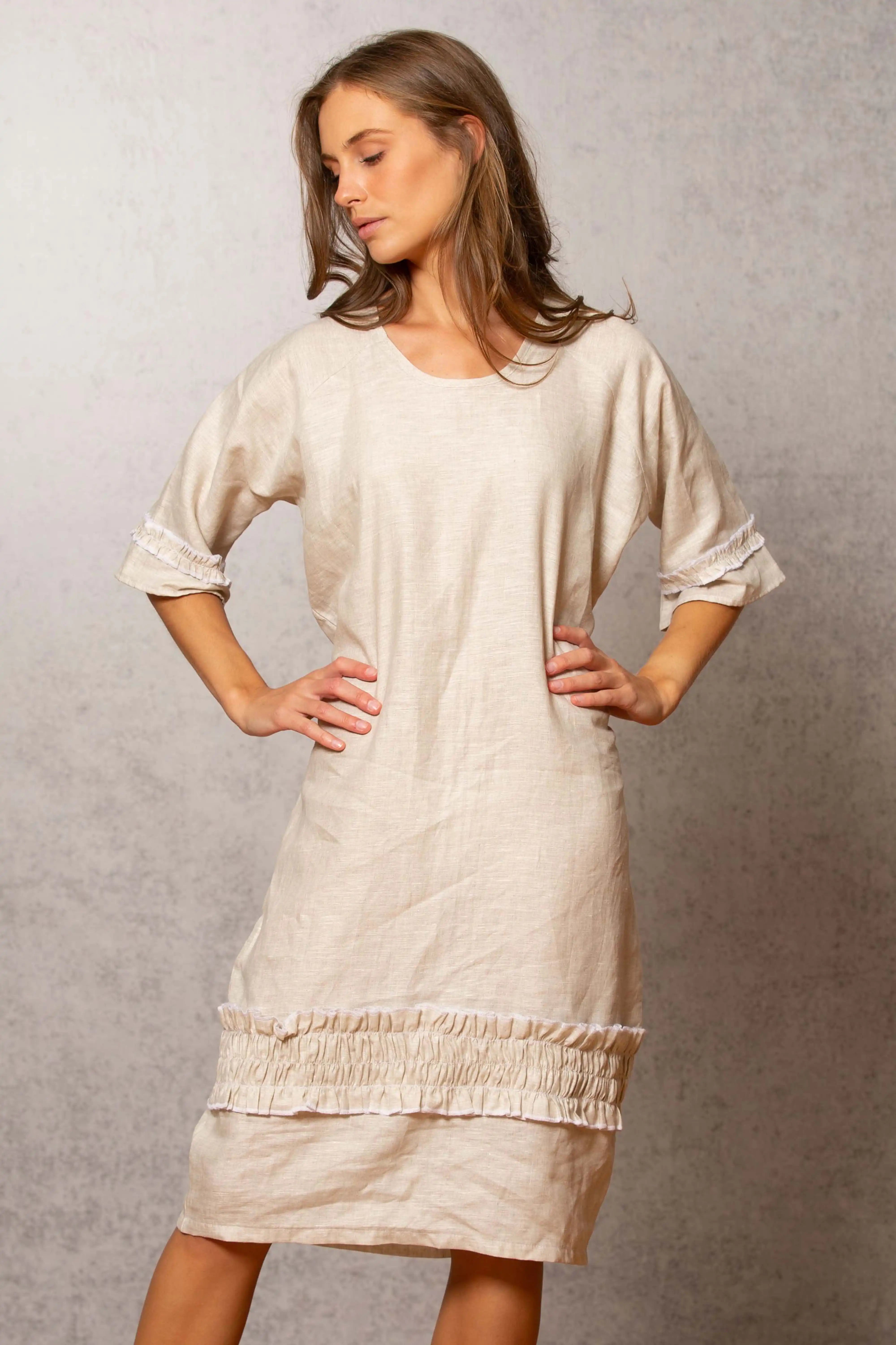 Noble Wilde Linen Maxi Dress