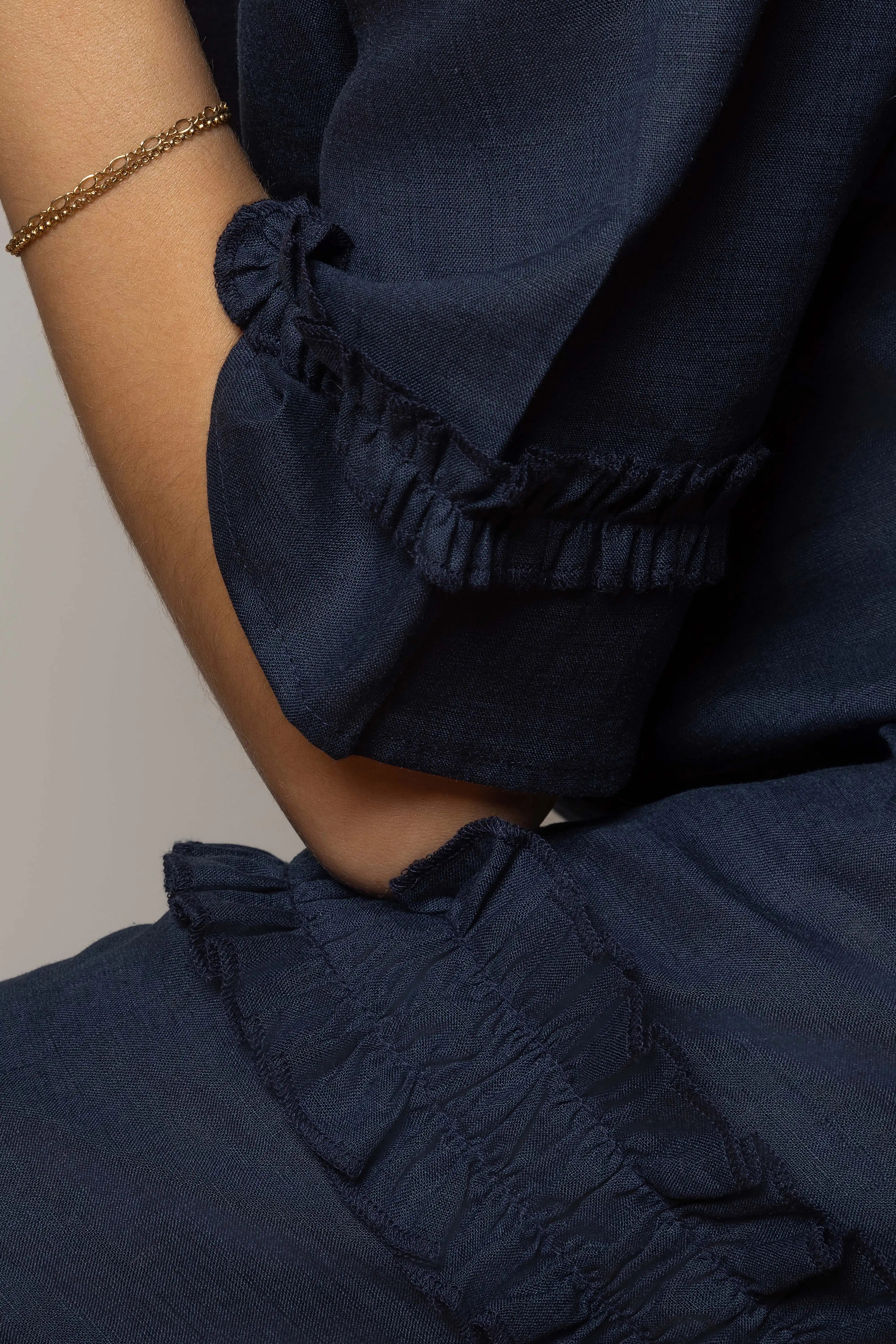 Noble Wilde Linen Maxi Dress