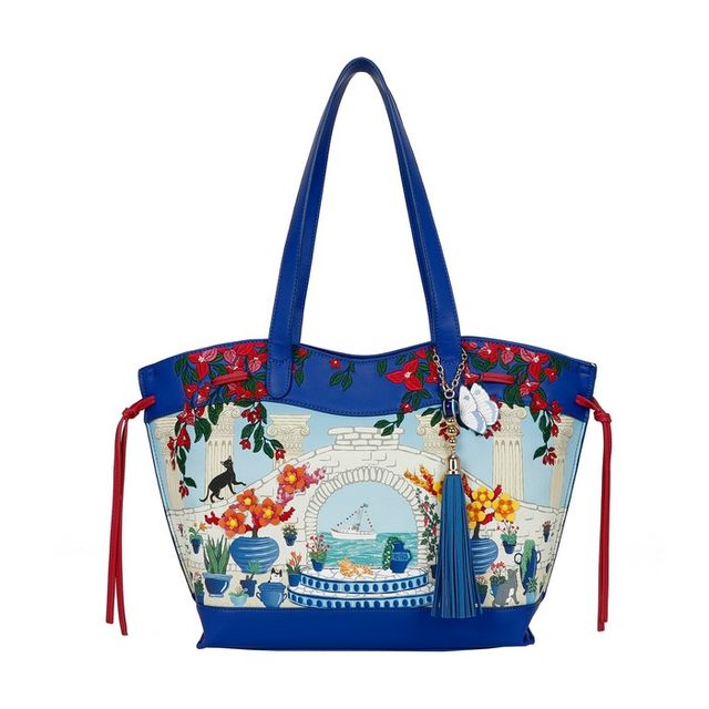 Vendula London - Gardens of the World, Greece - Stella Tote