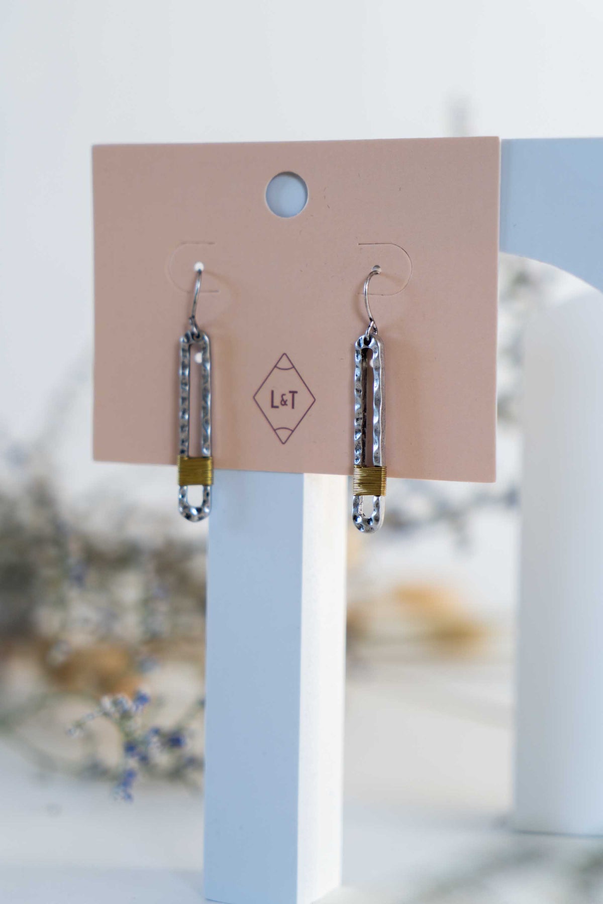Metal Drop Earrings