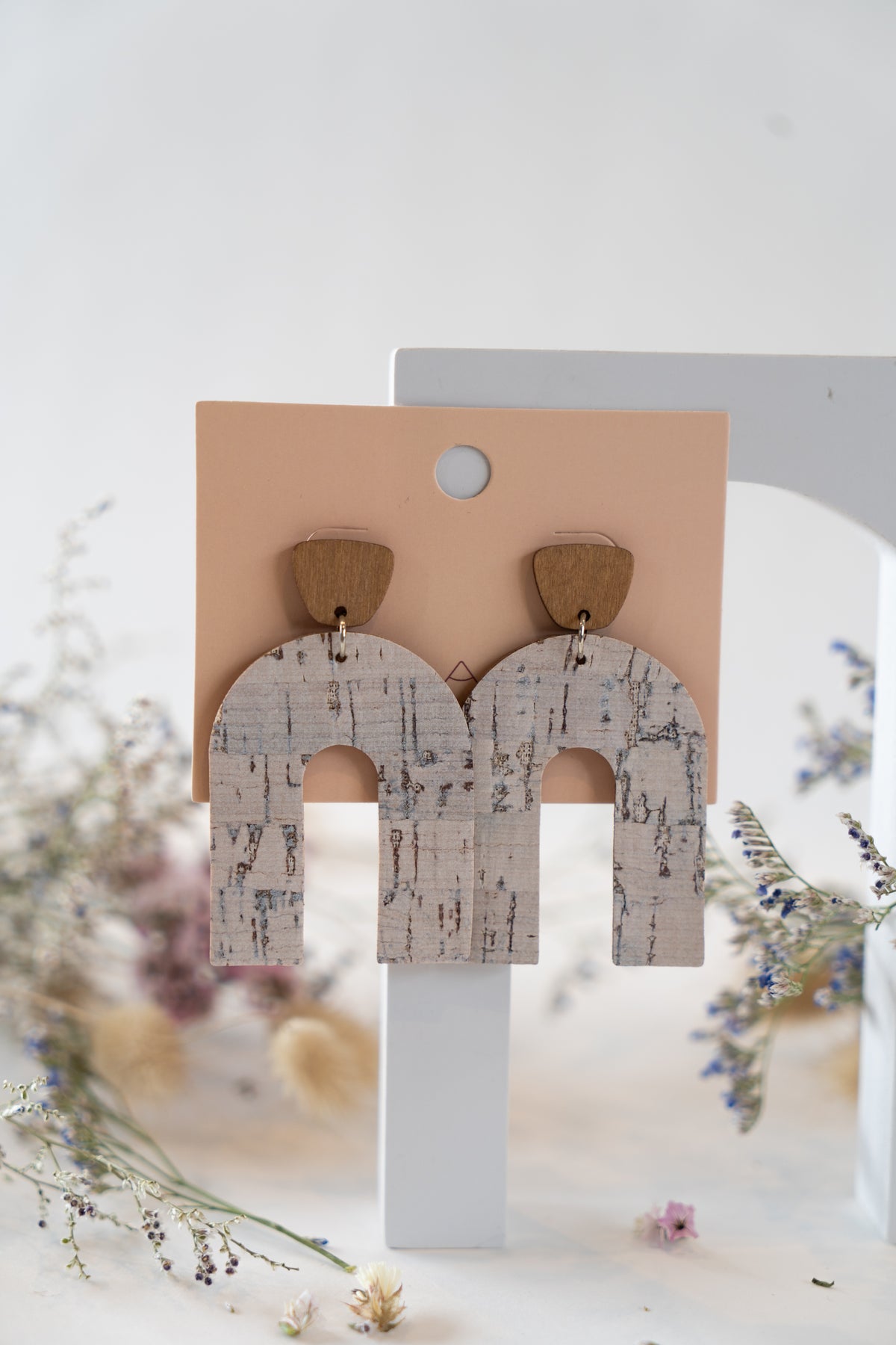 Cork Pillar Earrings