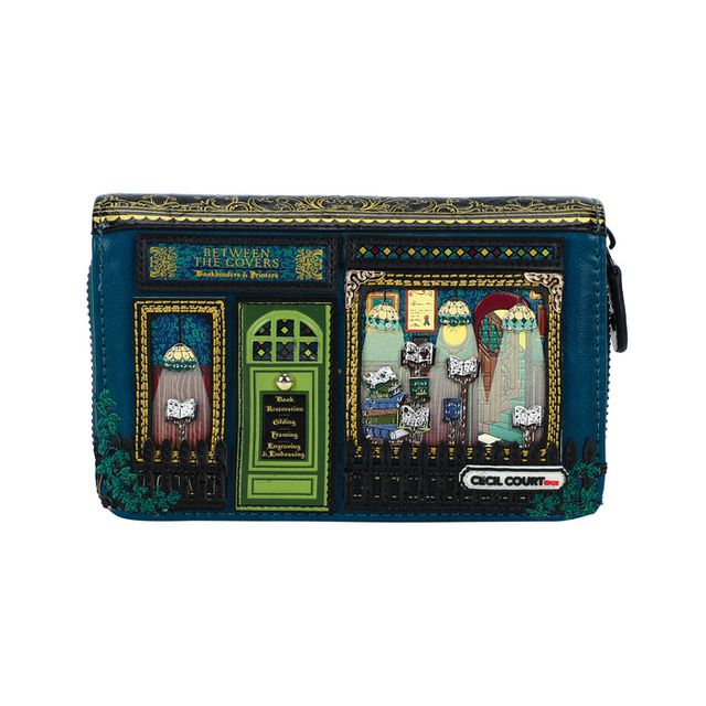 Vendula London - Between The Covers Bookbinders Collection - Medium Ziparound Wallet