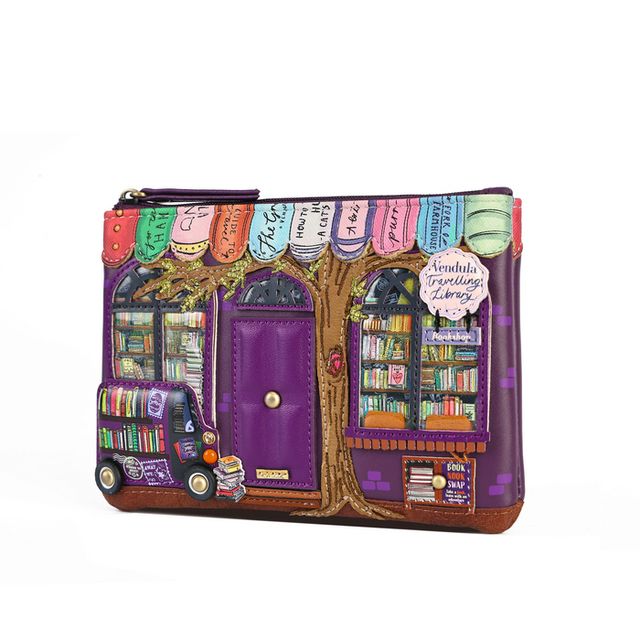 Vendula London - Travelling Library Bookshop - Zipper Coin Purse