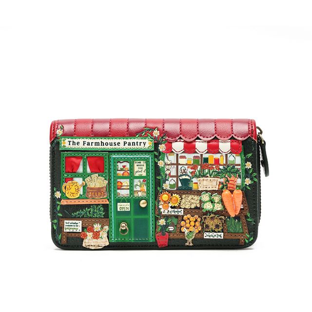 Vendula London - Farmhouse Pantry - Medium Ziparound Wallet